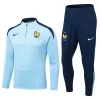 2024 France Light Blue Training Jacket Set
