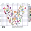 Mickey Head - 11CT Stamped Cross Stitch - 46*56cm - Disney