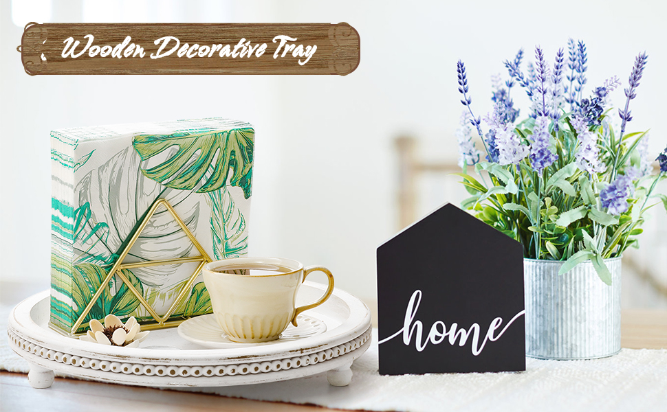 round decorative tray