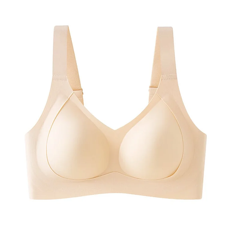 Side Coverage and Anti-Sagging Wire-Free Bra