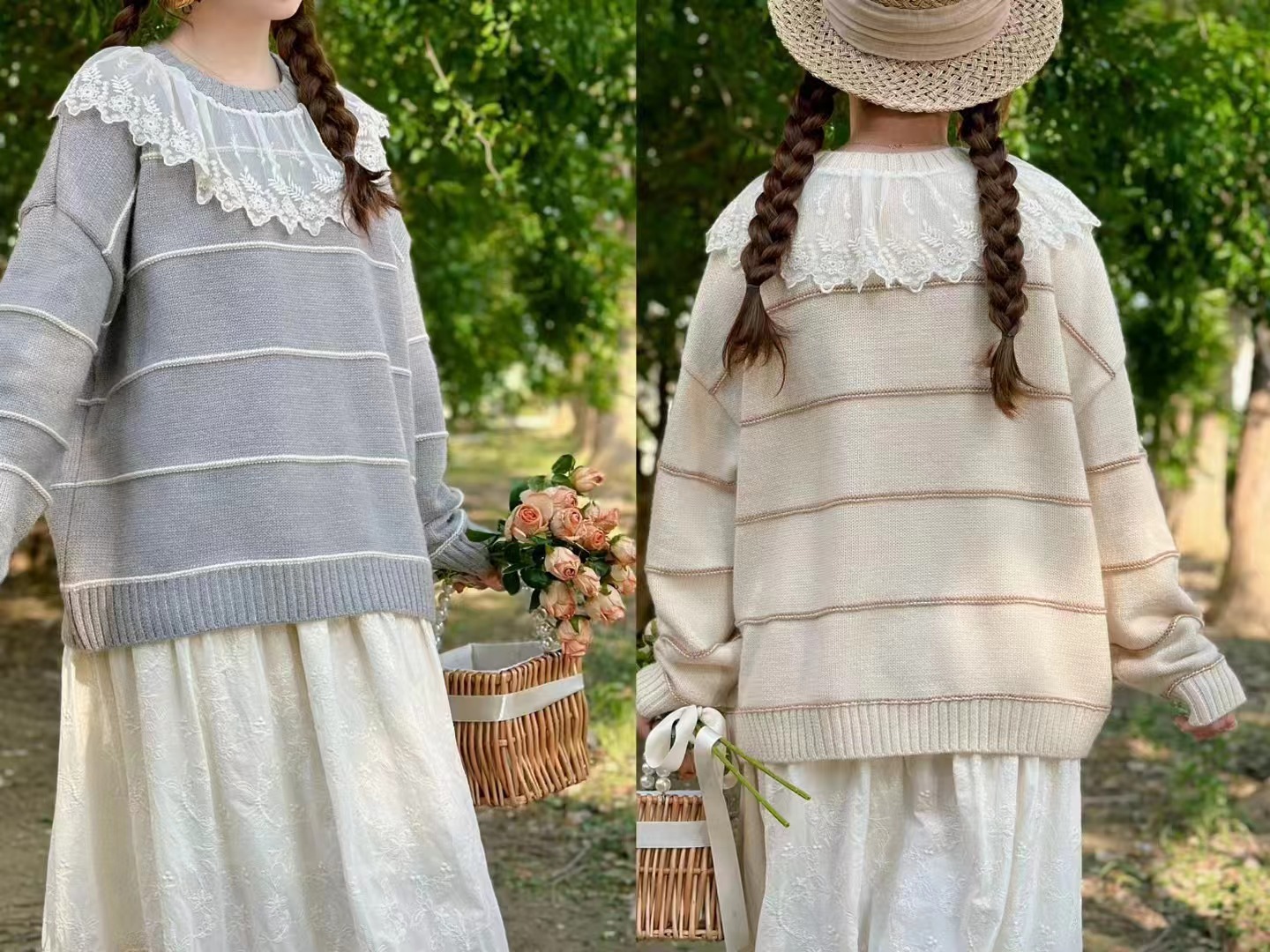 Chicfifth Sweater Women Winter Long Sleeve High Quality Autumn Vintage Top Knitted Cardigan