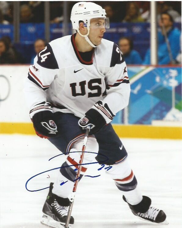 Team USA United States Ryan Callahan Autographed Signed 8x10 Photo Poster painting COA