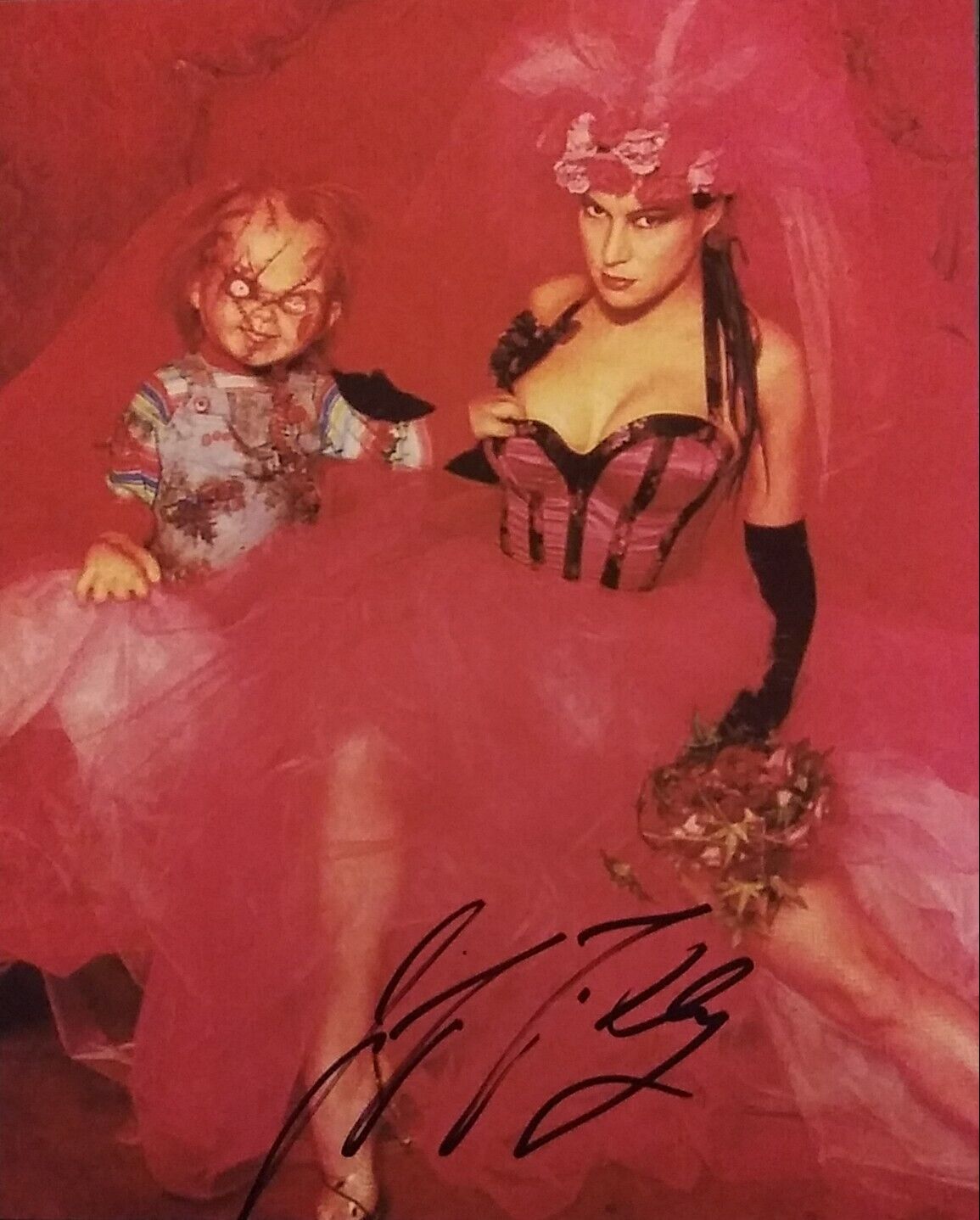 Jennifer Tilly - Chucky - signed 8x10