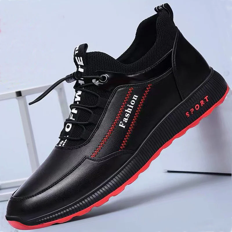 Letclo™Men's Casual Sports Breathable Leather Shoes letclo Letclo