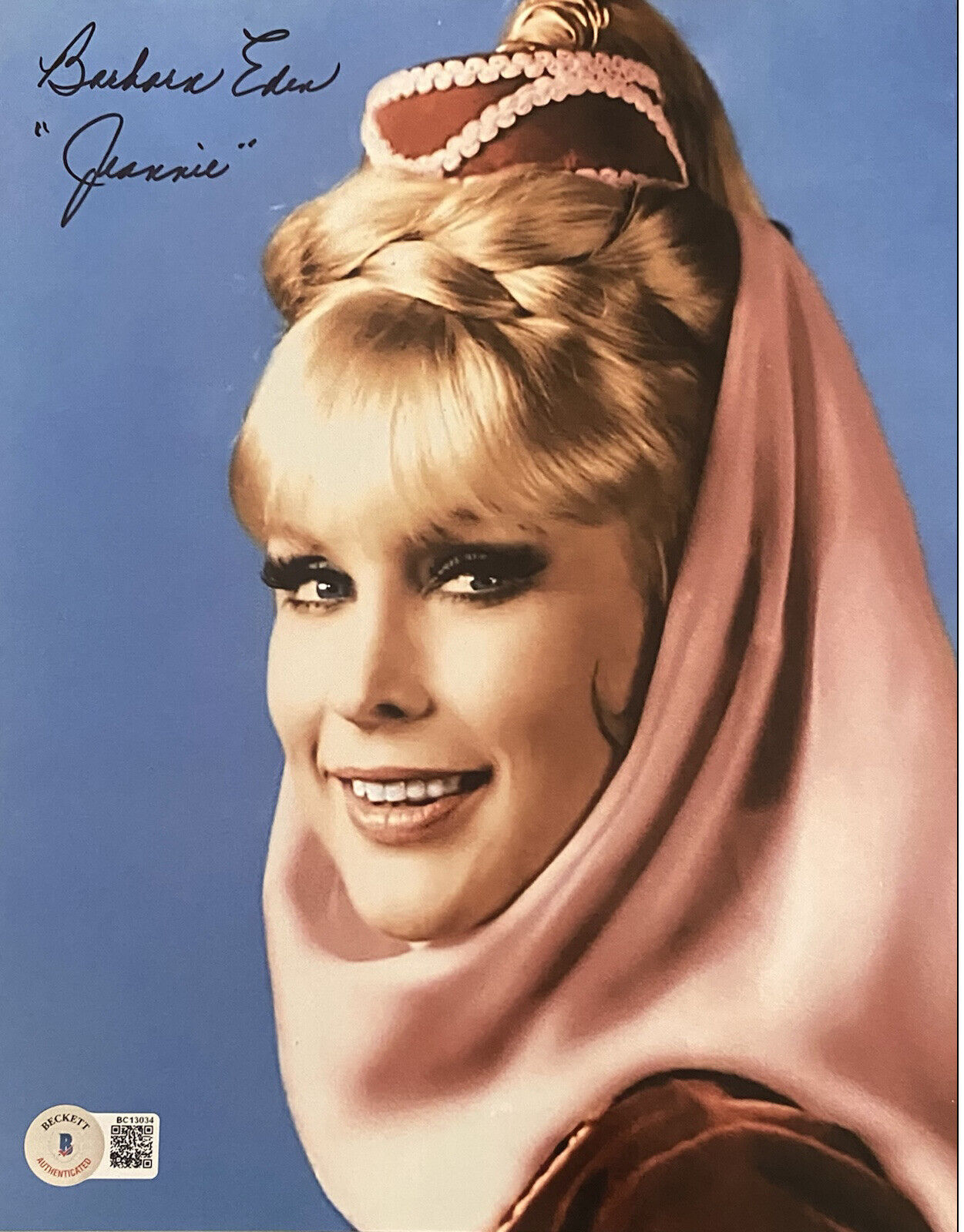 Barbara Eden Signed Autographed 8x10 Photo Poster painting I dream of Jeannie Beckett ?