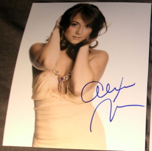 ALEXA VEGA SIGNED AUTOGRAPH SEXY SEDUCTIVE POSE Photo Poster painting