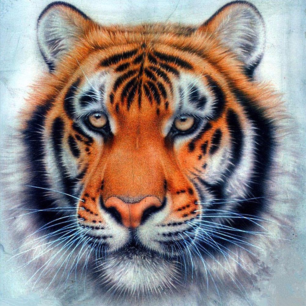 Алмазная мозаика тигр 5d 50x40см lt0140