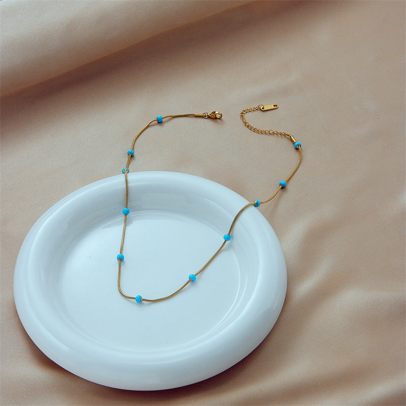 Chain Titanium Steel Electroplating Necklaces