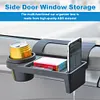 Side Window Backseat Hanging Organizer with Cup Holder Car Side Door Storage Box