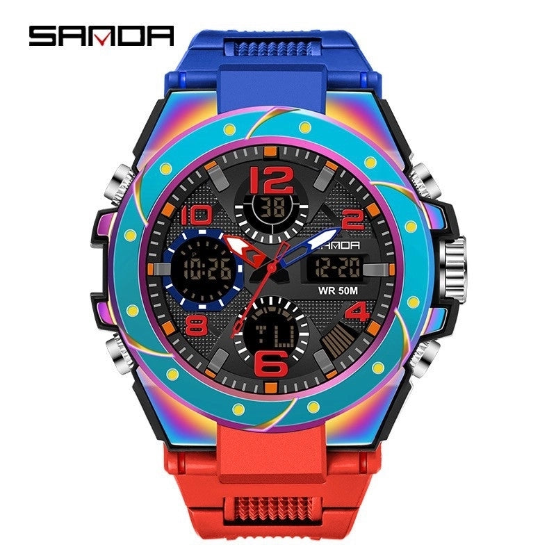 Modern Style Solid Color Electronic Men’s Watches