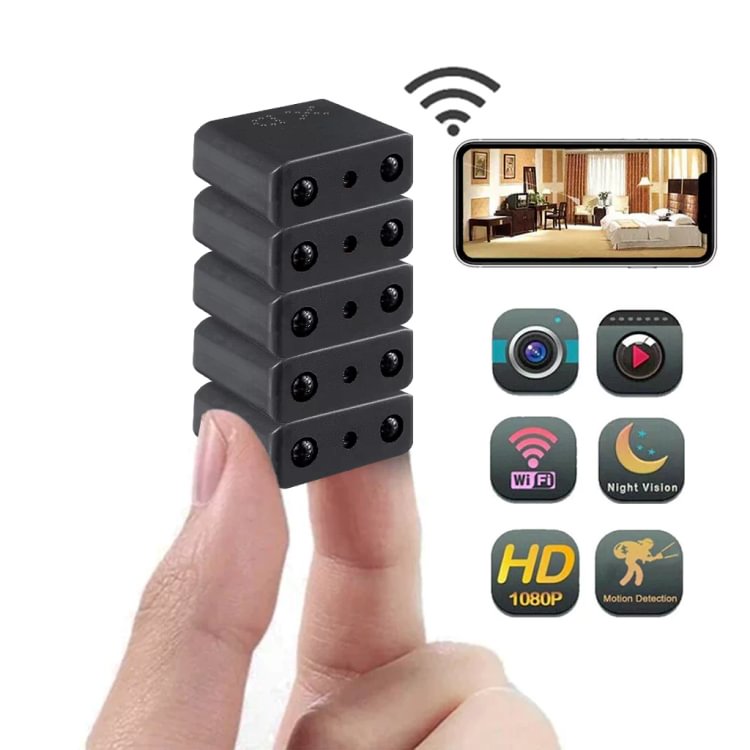 5-Pack Wireless Micro HD Video Camera with Audio