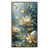 Lotus-11CT Stamped Cross Stitch 40*70cm/15.75*27.56in(Big Size)