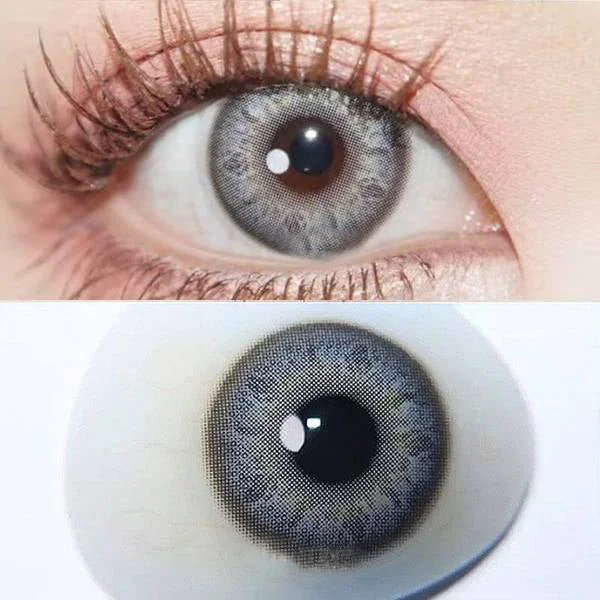 Rich Girl Grey Colored Contact Lenses Daily Wearing 14.0mm