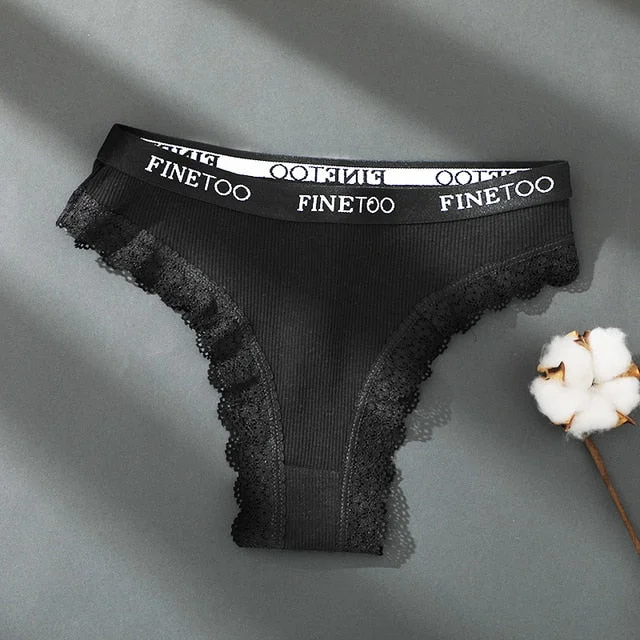M-XXL Lace Sexy Cotton Panties Women Brazilian Underwear Women Seamless Female Underpants Panties Briefs Intimates 6 Colors