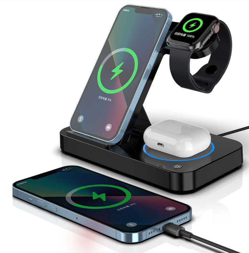 4 in 1 wireless charging stand