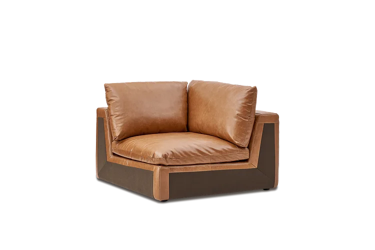 Dawson Leather Corner Sofa