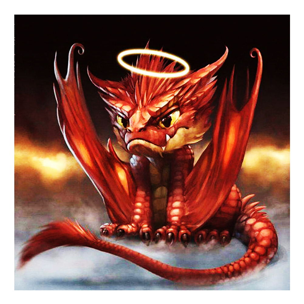 

30*30CM - Square Drill Diamond Painting - Pterodactyl, 501 Original