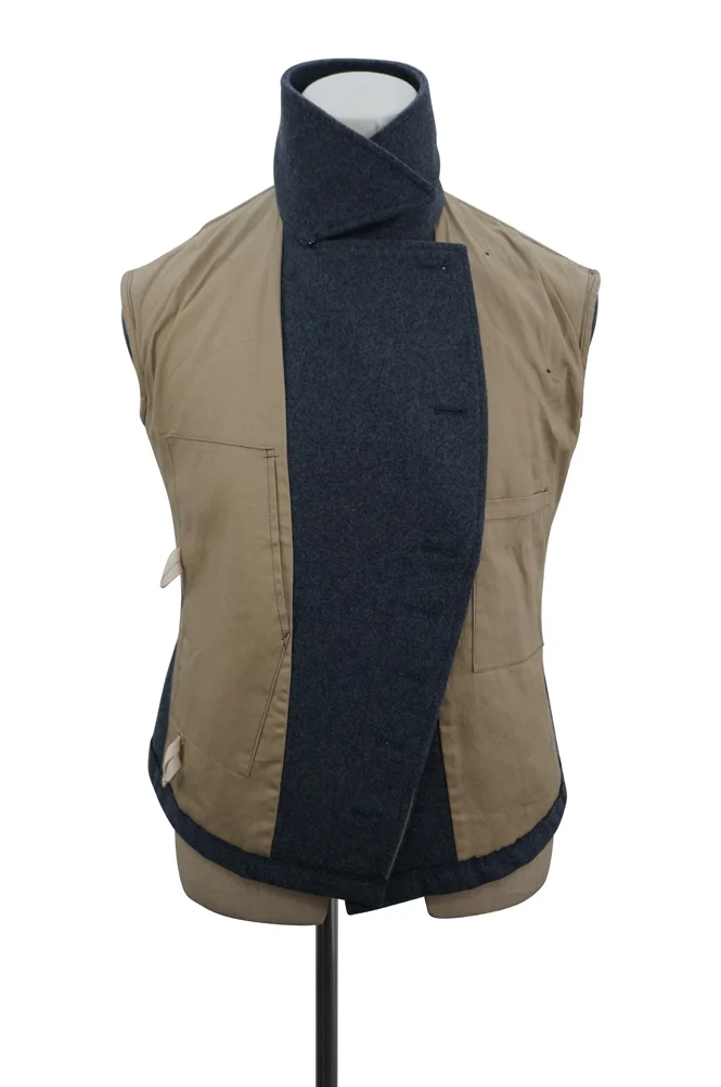   Luftwaffe German Blue Grey Wool Panzer Wrap Jacket German-Uniform