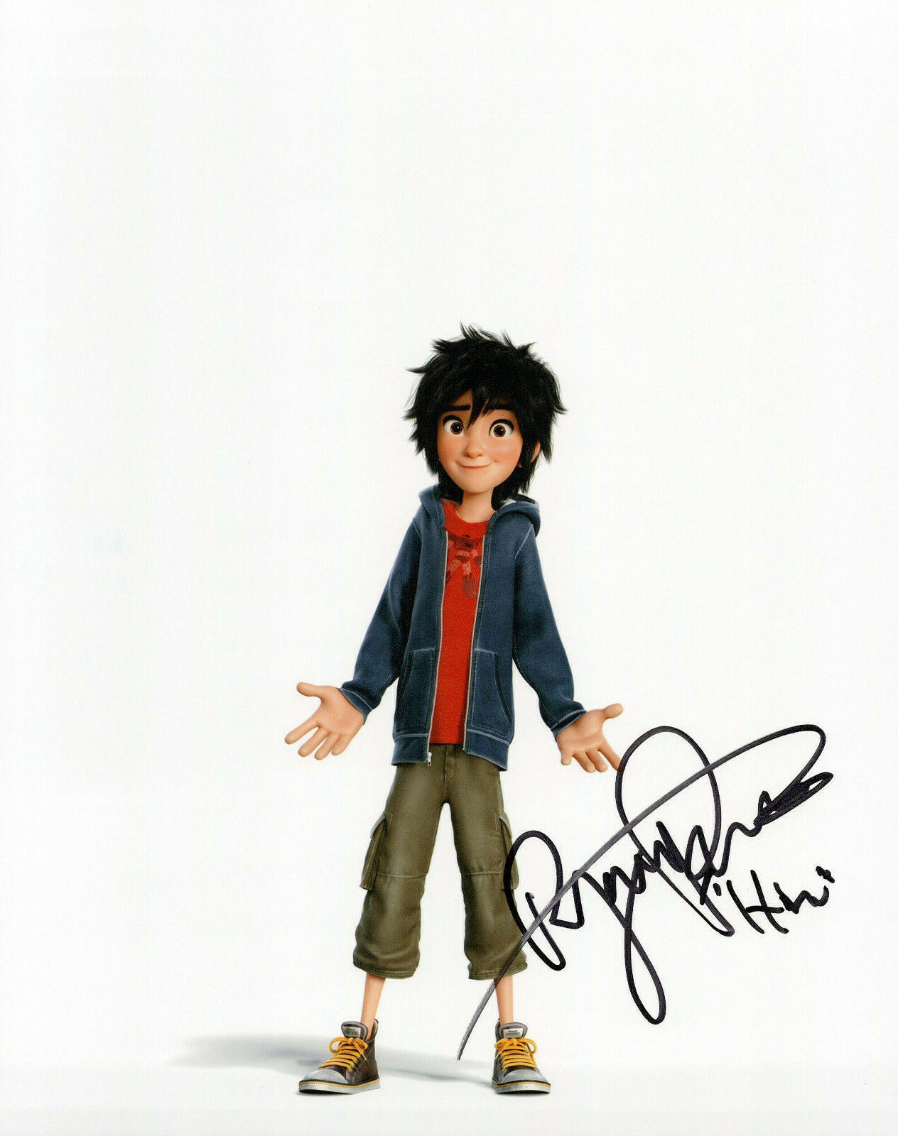 Ryan Potter Big Hero 6 autographed Photo Poster painting signed 8X10 #3 wrote Hiro