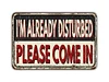 4pcs - Warning Vintage Metal Signs(12*16Inch)  