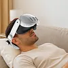 Soft Rubber HeadStrap for Meta Quest 3/3S Accessories Adjustable Replacement Strap Breathable Enhanced Support and Reduce Facial Stress