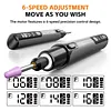 39Pcs Portable Cordless Engraving Pen with LED Digital Display Mini Electric Rotary Tool Kit 6-Speed Adjustable Rechargeable Multifunctional Tools for DIY Sanding Polishing Drilling