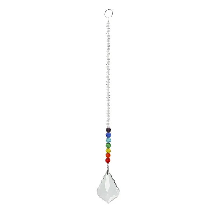 Beautiful Beads Rainbow Maker Sturdy for Home Garden Window Decor (Maple Leaf)