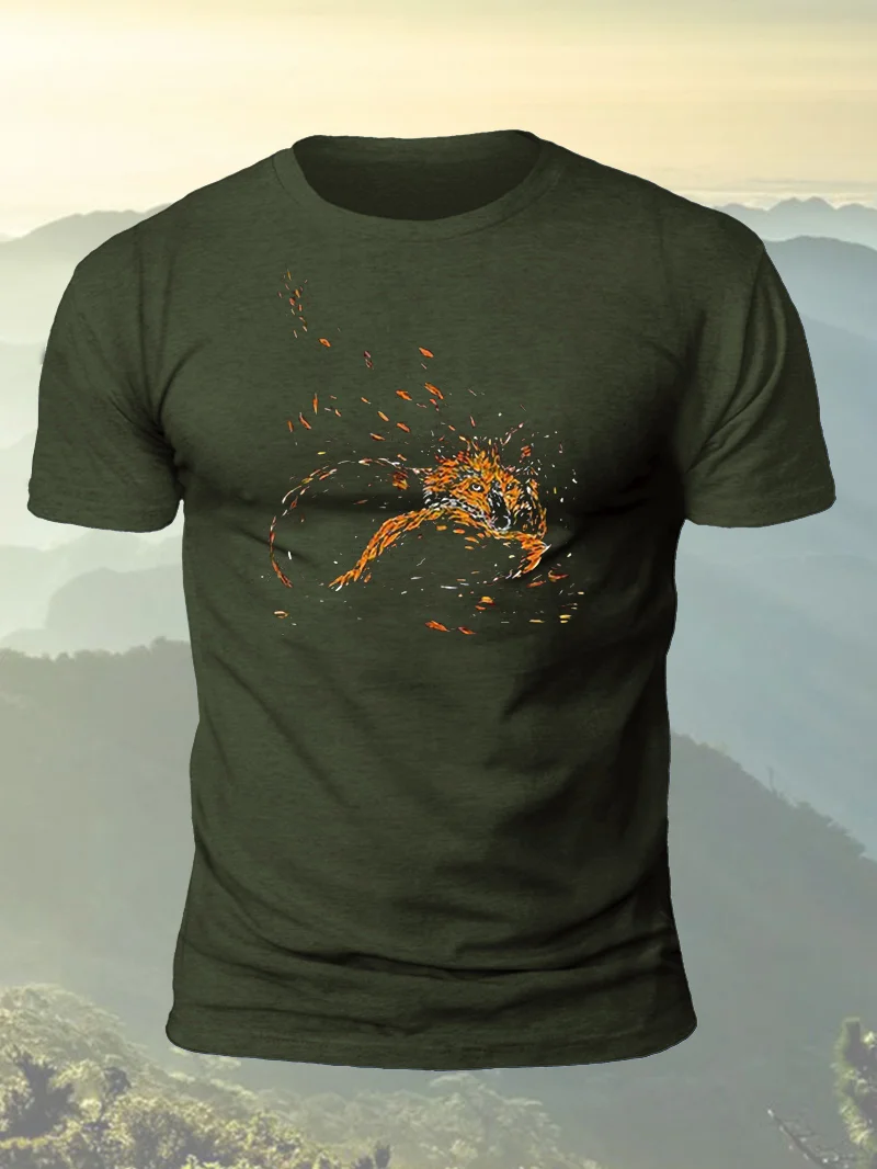 Fox Phantom Print Short Sleeve Men's T-Shirt in  mildstyles