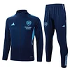 25/26 Arsenal Royal Blue long zipper Training Jacket Set
