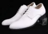 Classic Mens Pointed Toe Formal Leather Derby Dress Shoes