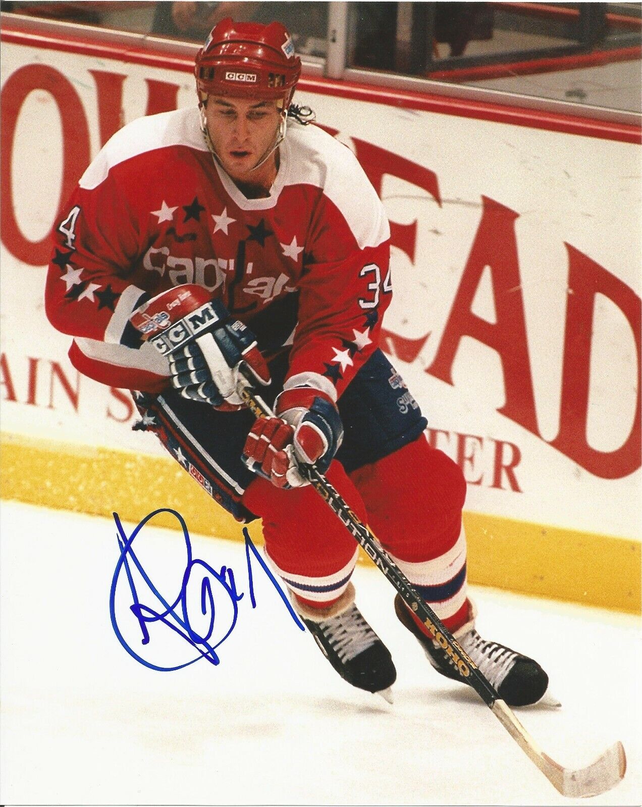 AL IAFRATE SIGNED WASHINGTON CAPITALS 8x10 Photo Poster painting with COA