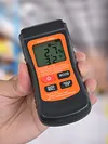 Two Pins Wood Moisture Meter Digital Paper Humidity Tester Wall Hygrometer
