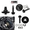 AMK 2pcs Heavy Duty Overdrive Bevel Gear, 24/8T Bevel Gear Set for 1/10 RC Crawler Axial SCX10 II AR44/45 Capra Portal Axle Spare Parts