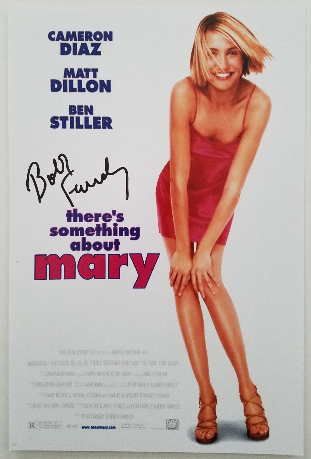 Bobby Farrelly Signed There's Something About Mary 8x12 Photo Poster painting Movie Poster RAD