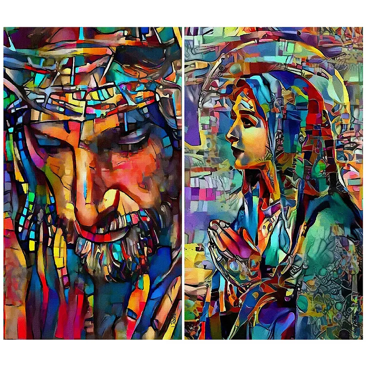 Jesus-Full Round Diamond Painting 40*80cm