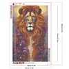 Diamond Painting-DIY Full Round Drill Lion(60*40 CM)