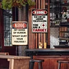 2pcs - Warning - Vintage Metal Signs(12*16Inch) - Warning