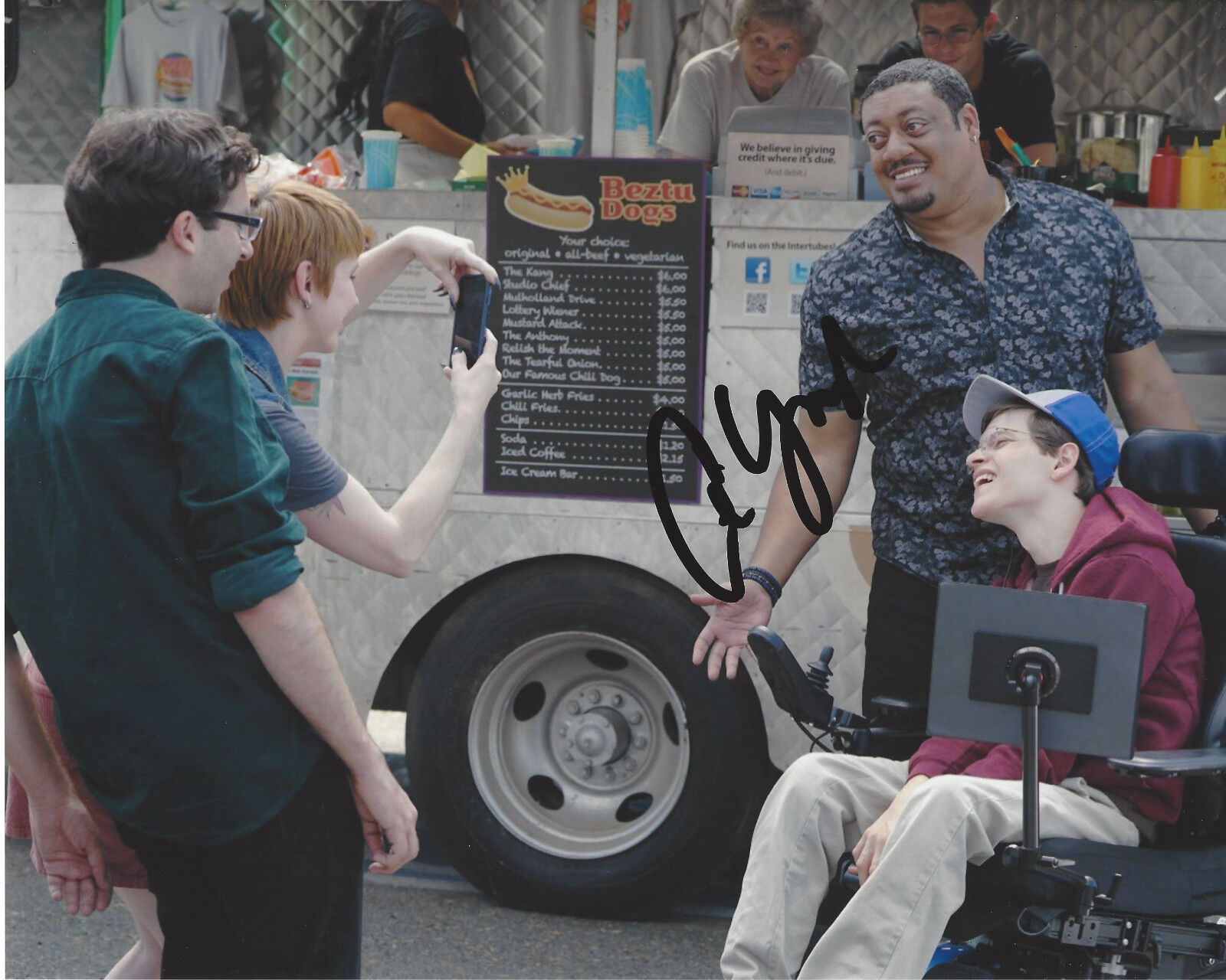 CEDRIC YARBROUGH SIGNED AUTHENTIC 'SPEEHLESS' 8X10 Photo Poster painting w/COA COMEDIAN ACTOR
