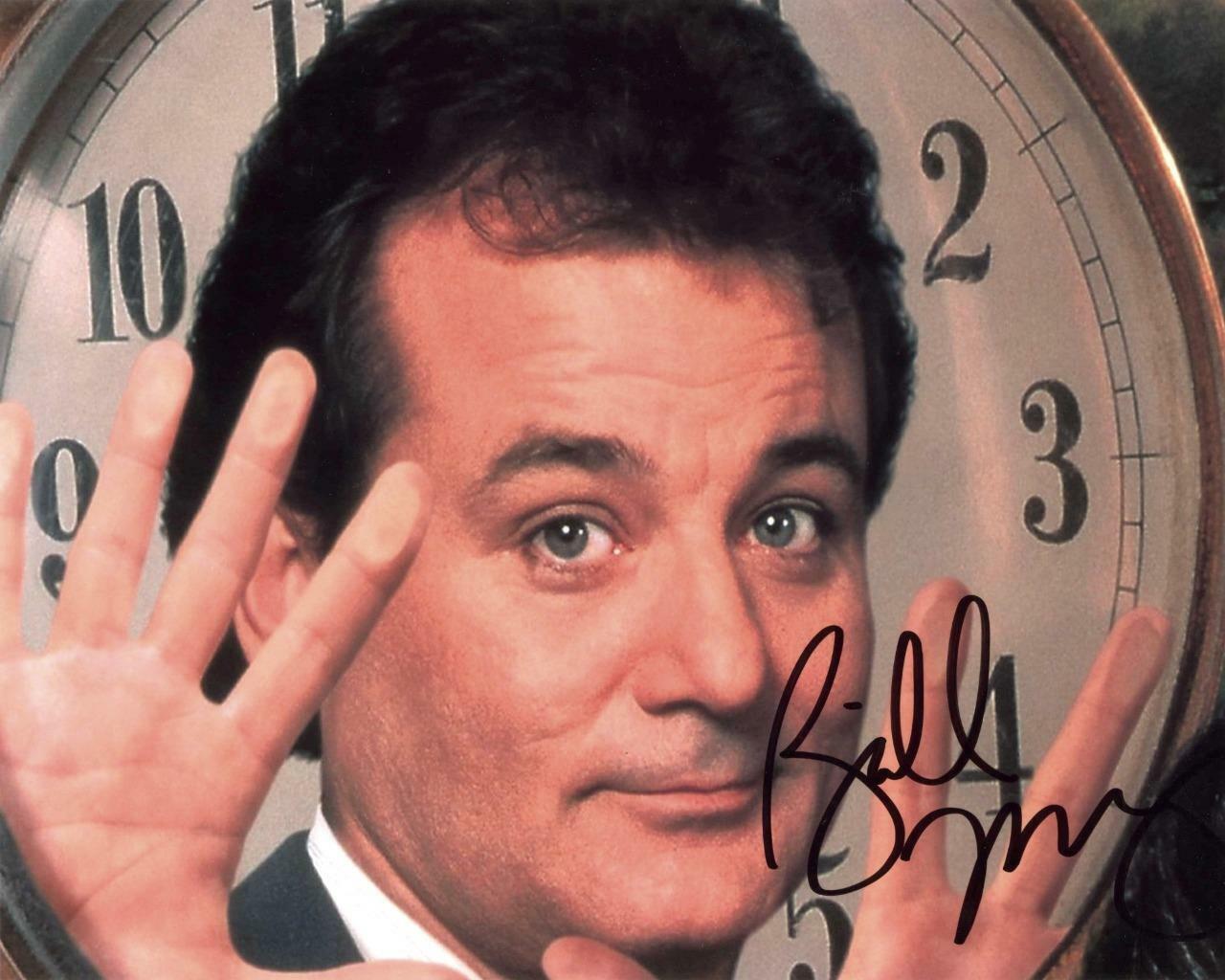Bill Murray Groundhog Day SIGNED AUTOGRAPHED 10 X 8
