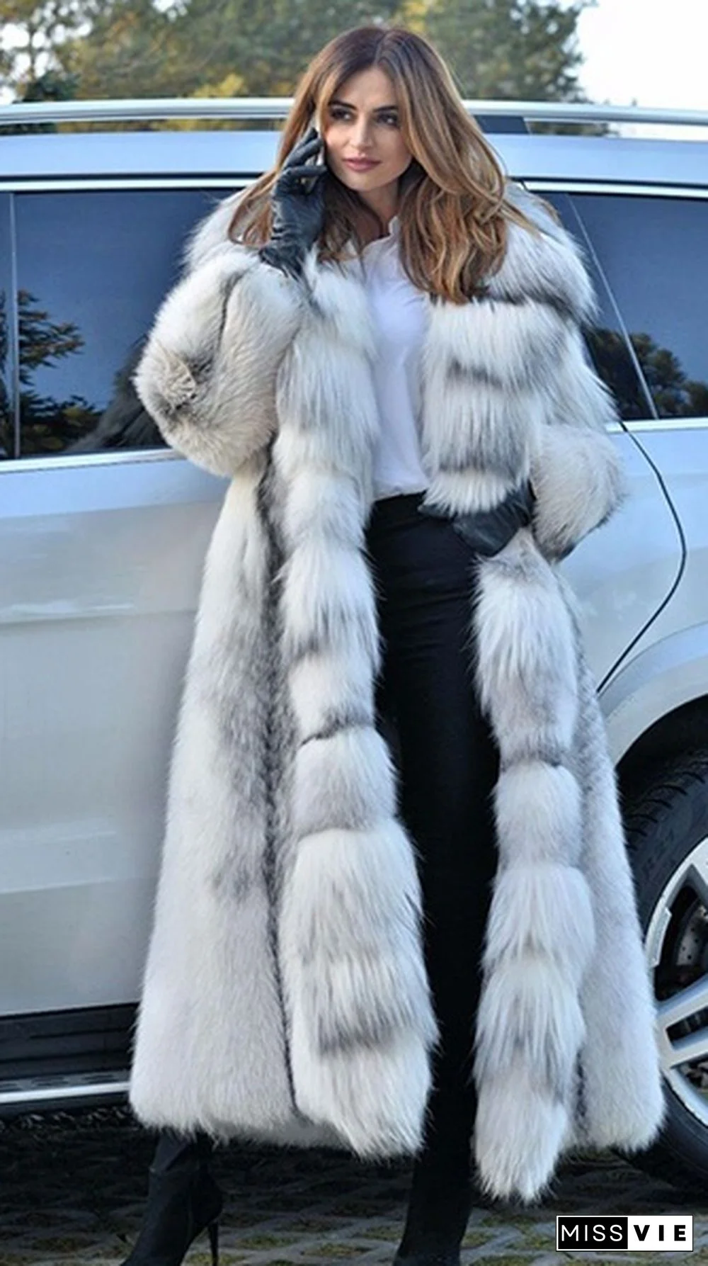 Fur Coat Warm Winter Coats for Women Womens Coats and Jackets Plus Size Hooded White One Piece of Fur Abrigos De Mujer Chaquetas De Mujer Casacos De Inverno Feminino