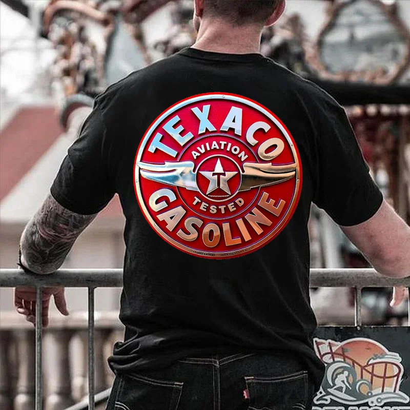 TEXACO GASOLINE Print Men's T-shirt
