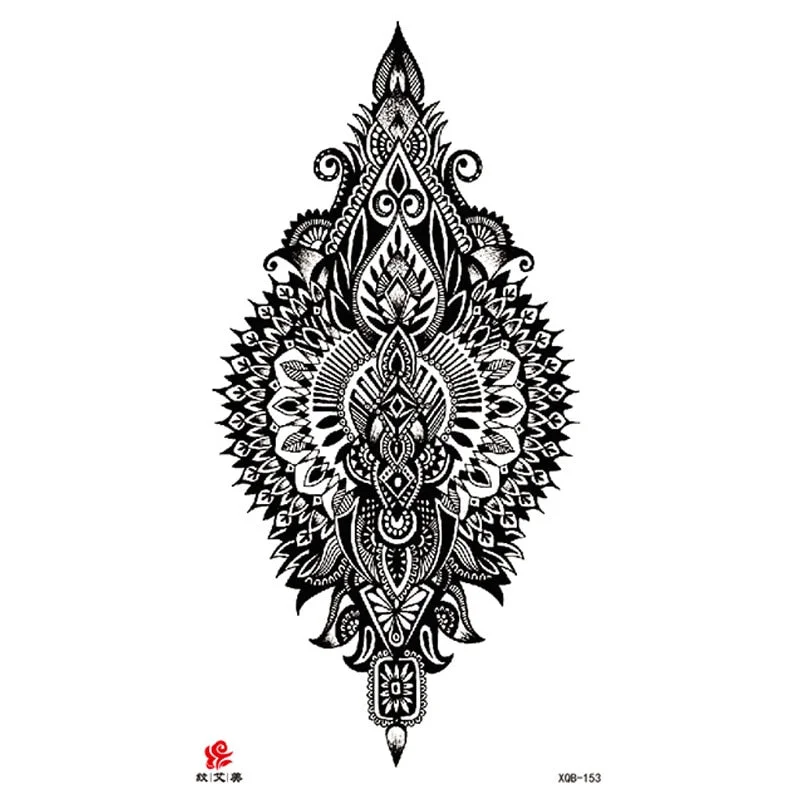 Animal Tiger dragonTemporary Tattoos Fox Wolf Eagle Fake Tatto Sticker Owl Flower Tatoo Body Armbands Men tatuajes temporales