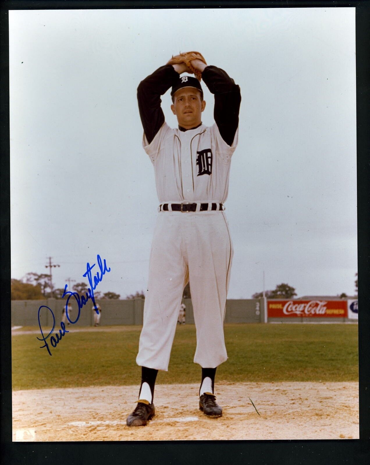 Paul Foytack Signed Autographed 8 x 10 Photo Poster painting Detroit Tigers