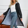 Long Casual Hooded Jacket For Women