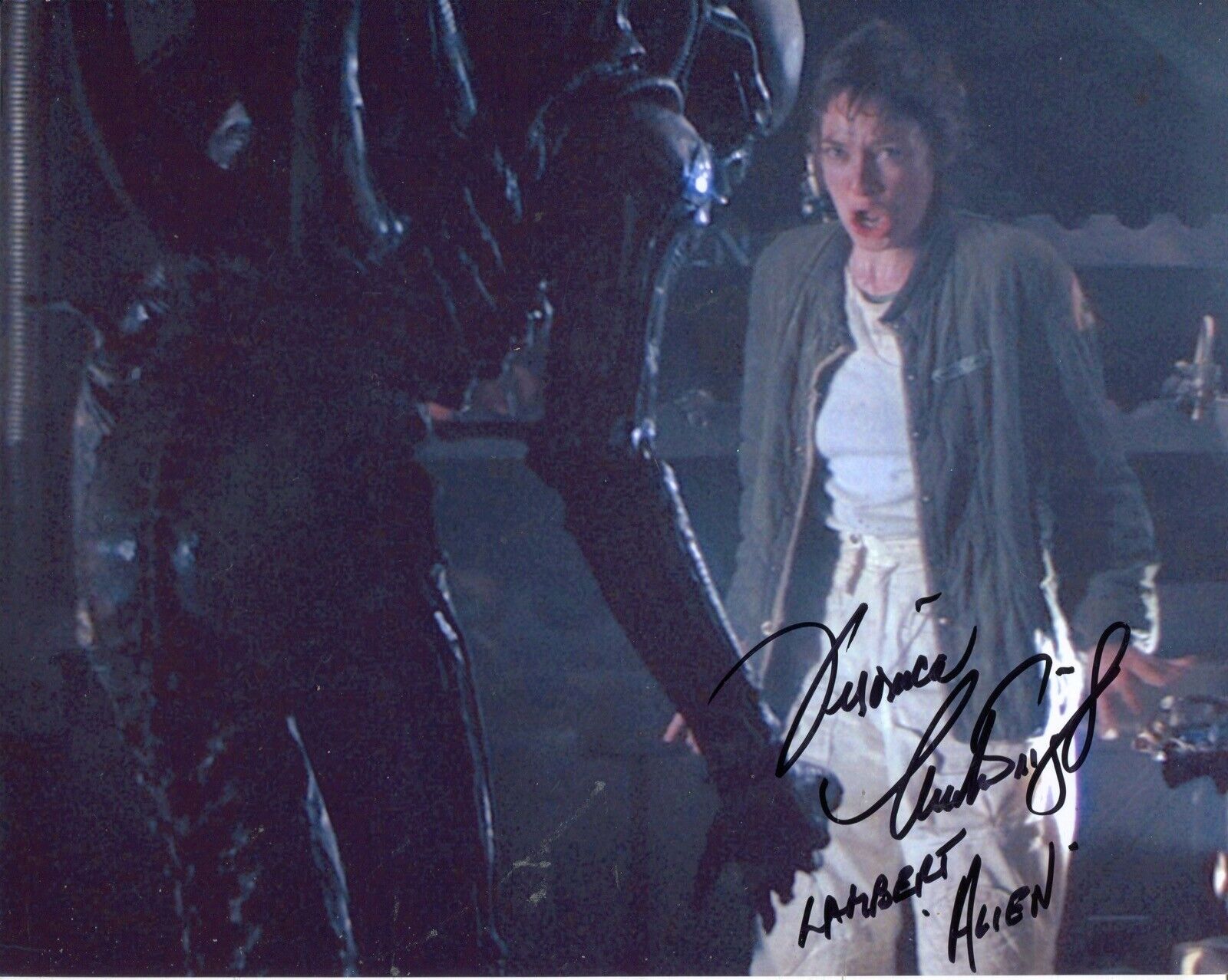 Actress Veronica Cartwright signed ALIEN movie scene 8x10 Photo Poster painting - UACC DEALER