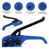 [US Local Warehouse] Heavy Duty Hand Strapping Tensioner with Built-in Cutter for Securing Packing