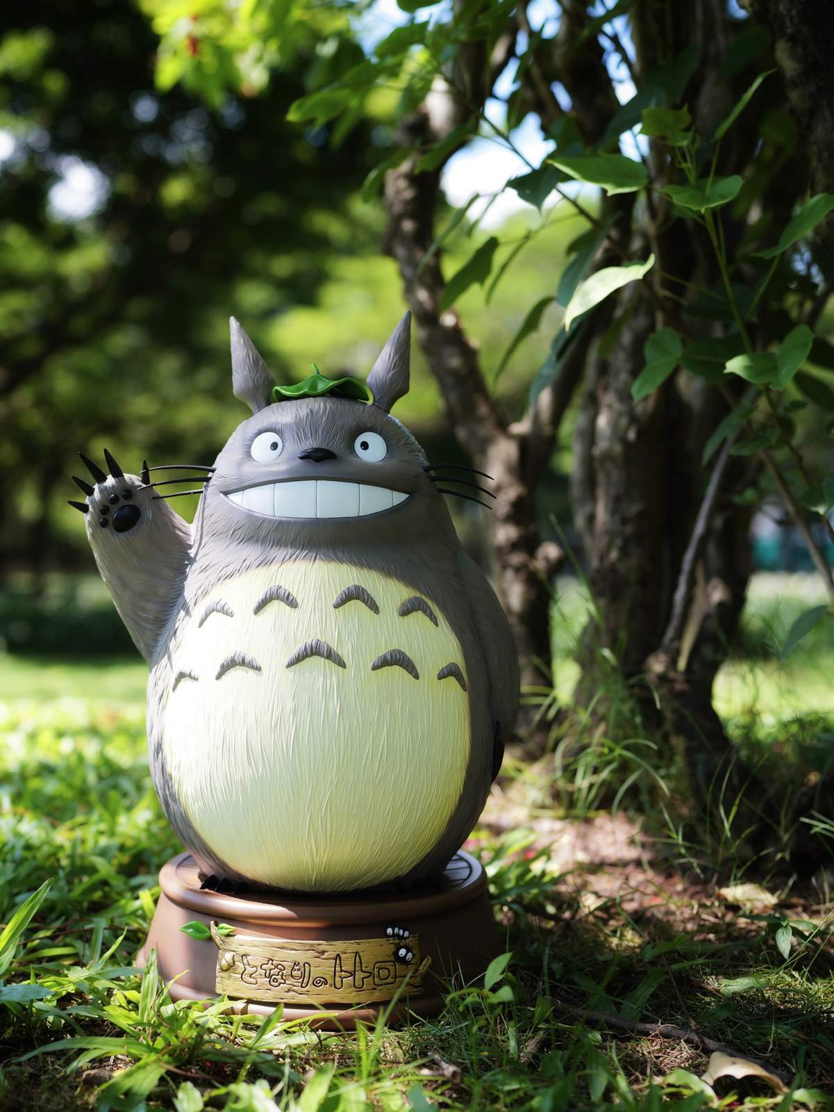 Waving Hand Totoro - My Neighbor Totoro Resin Statue - LongMiao Studio