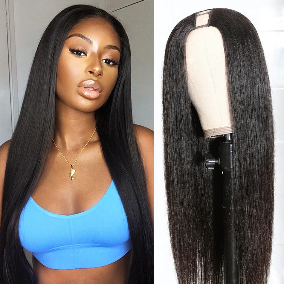 Straight Hair Long Wigs Black Brazilian Style ELCNEPAL
