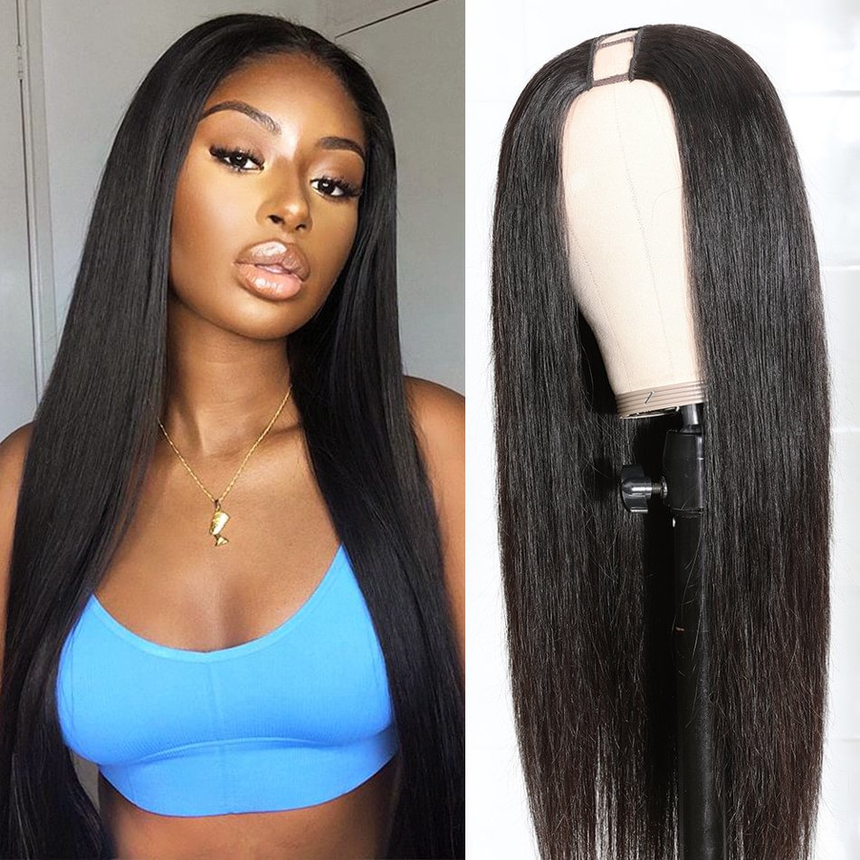 Straight Hair Long Wigs Black Brazilian Style US Mall Lifes
