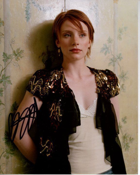 BRYCE DALLAS HOWARD Signed Autographed Photo Poster painting DAUGHTER OF RON